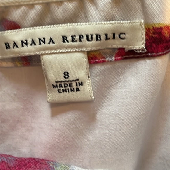 Banana Republic abstract strapless dress 8 - Picture 11 of 12